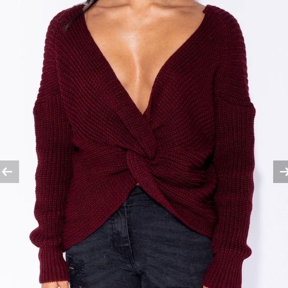 Twist Detail Sweater - Picture 5 of 8